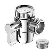 Umschaltventil Wasserhahn Messing Chrom T Adapter Dusche KüChe Bad 3 Wege M22