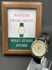 [Very good] Vintage SEIKO DOLCE 5E61-0A20 Gold Silver Round Quartz Men's JAPAN