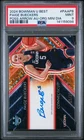 Paige Bueckers 2024 Bowman's Best U Orange Diamond Refractor Auto /25 PSA 9