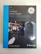 GE 13868 Plug-in Outdoor Smart Switch Timer - Black