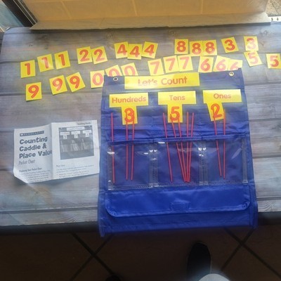 Scholastic Counting Caddie & Place Value Pocket Chart  Mathematics Teachers