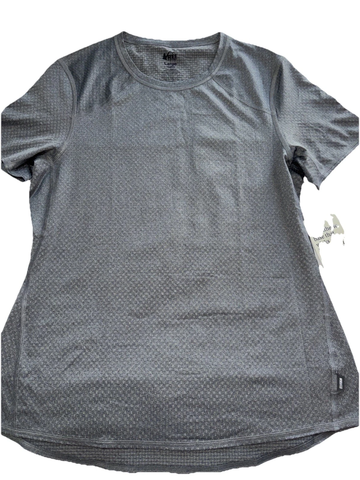 REI Co-op Lightweight Base Layer Short Sleeve Crew L NWT