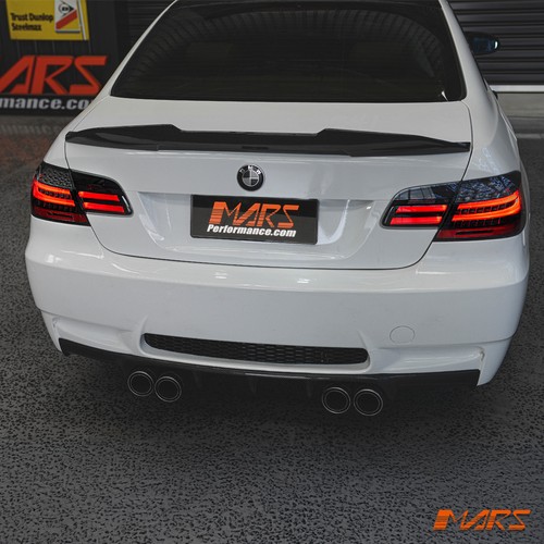 Black M3 LCI Style 3D Stripe Bar LED Tail Lights for BMW 3-Series E92 Coupe & M3 - Bild 8 von 11