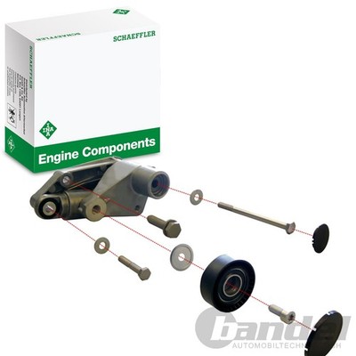 INA RIEMENSPANNER hydraulisch+SPANNROLLE passend für BMW 6-ZYLINDER 2.0i bis 3.2