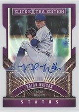 2015 Panini Elite Extra Edition 9/75 Nolan Watson #34 Auto ni4