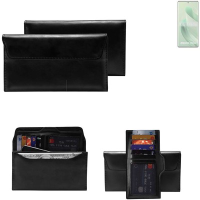 Handy Hülle für Infinix Zero 30 5G Wallet Case + Cover Handyhülle Tasche schw