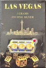 2025 5gram .999 FINE SILVER *LAS VEGAS SLOTS REEL BAR* NV COIN