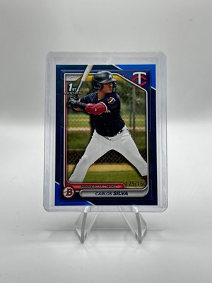 2024 Bowman - Prospects Blue Border #BP-120 Carlos Silva /150 (RC)