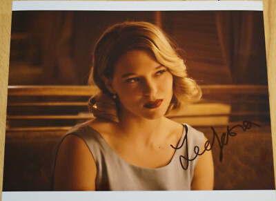 Lea Seydoux Autogramm als Bond Girl in James Bond mit COA von B'BC