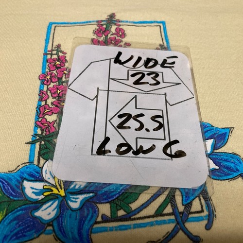 Vintage Montana Floral T Shirt Women’s XL Yellow Anvil Y2K Fireweed Larkspur - Picture 2 of 6