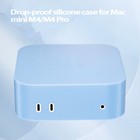 Coques de protection pour Mac mini m4/M4 Pro pour 2024 mac mini coque silicone