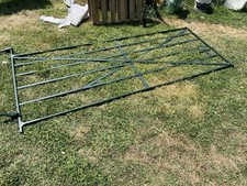 Large Metal Cast Iron Gate 270cm x 130cm Green Painted