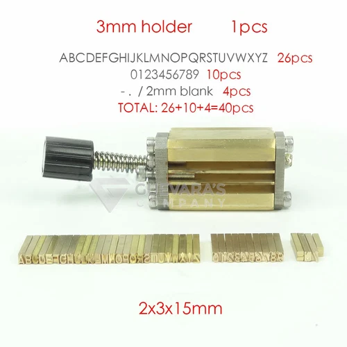 Thermal Coding Stamp Machine Letter Holder Alphabet Character Number Letters - Bild 11 von 37