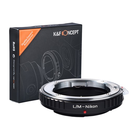 K&F Concept Lens Mount Adapter for Leica M Mount Lens to Nikon F camera Body - Picture 1 of 8