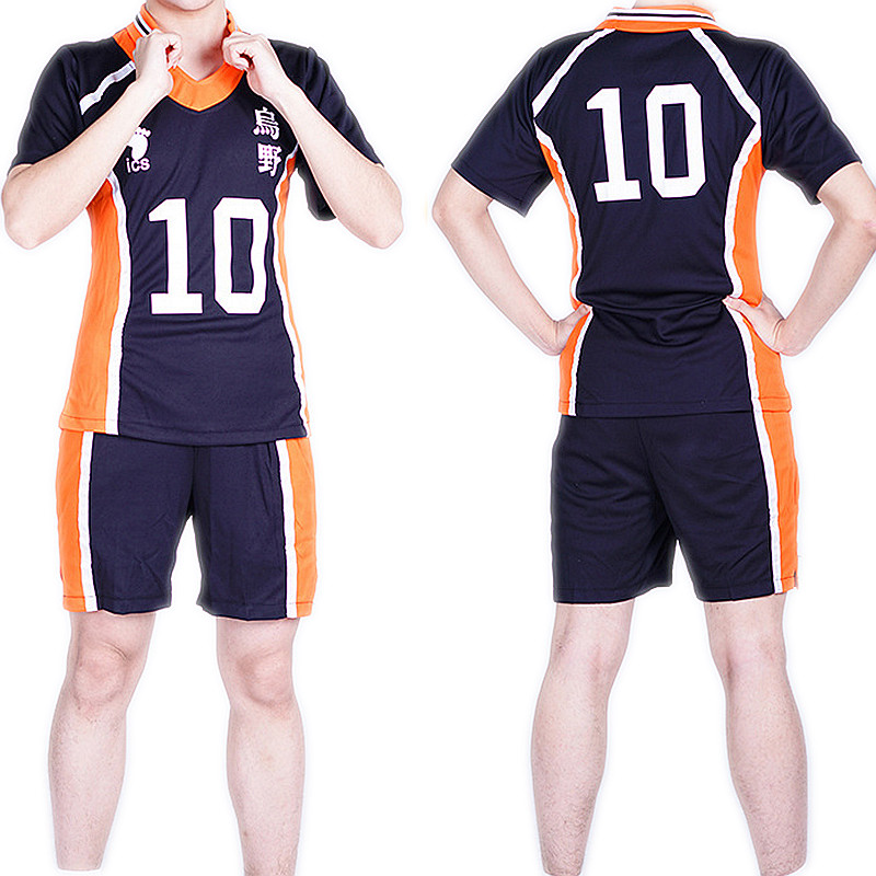 Haikyuu Fantasia de Cosplay Hinata Shoyo Anime Conjunto de shorts de  uniforme escolar feminino adulto Halloween, 4 - Nishinoya Yuu, Small 