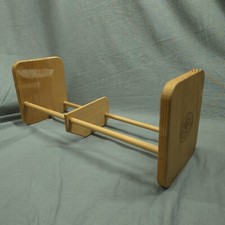 Napa Valley Wooden Adjustable Slider Rack Holder CD DVD Storage