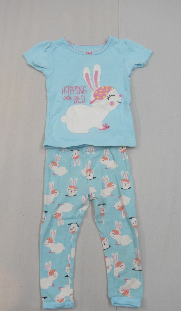 Simple Joys Carters Toddler Girls Piece Pajamas Bunny Print