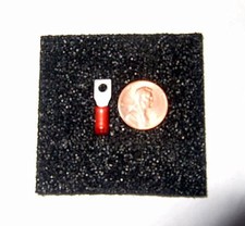 100 Count 6 Amp Tyco Red 320629 Ring Tongue Terminal PDIG Nylon a 