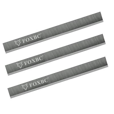 FOXBC 6-1/8 Inch Jointer Planer Knives Blades for Ridgid JP0610 - Set of 3