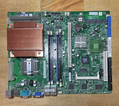 Supermicro PDSMi+ Socket 775 Motherboard  Dual Intel LAN 1GB RAM w/ I/O Shield