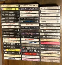 Music Cassette Tape Christian-Country-Pop-R&B-Rock-Soundtrack-Classical-Comedy