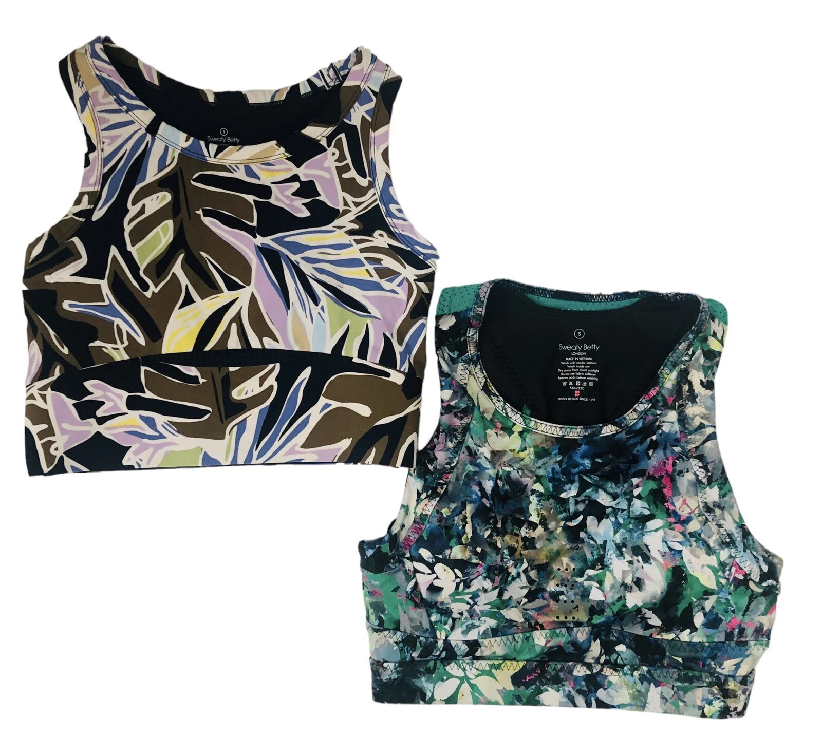 sweaty-betty racerback yoga workout tank-bra