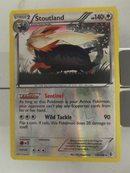 Stoutland 122/149 Boundaries Crossed Reverse Holo Rare
