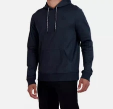 Gerry Men's Fleece Performance Hoodie Pullover, Blue, M