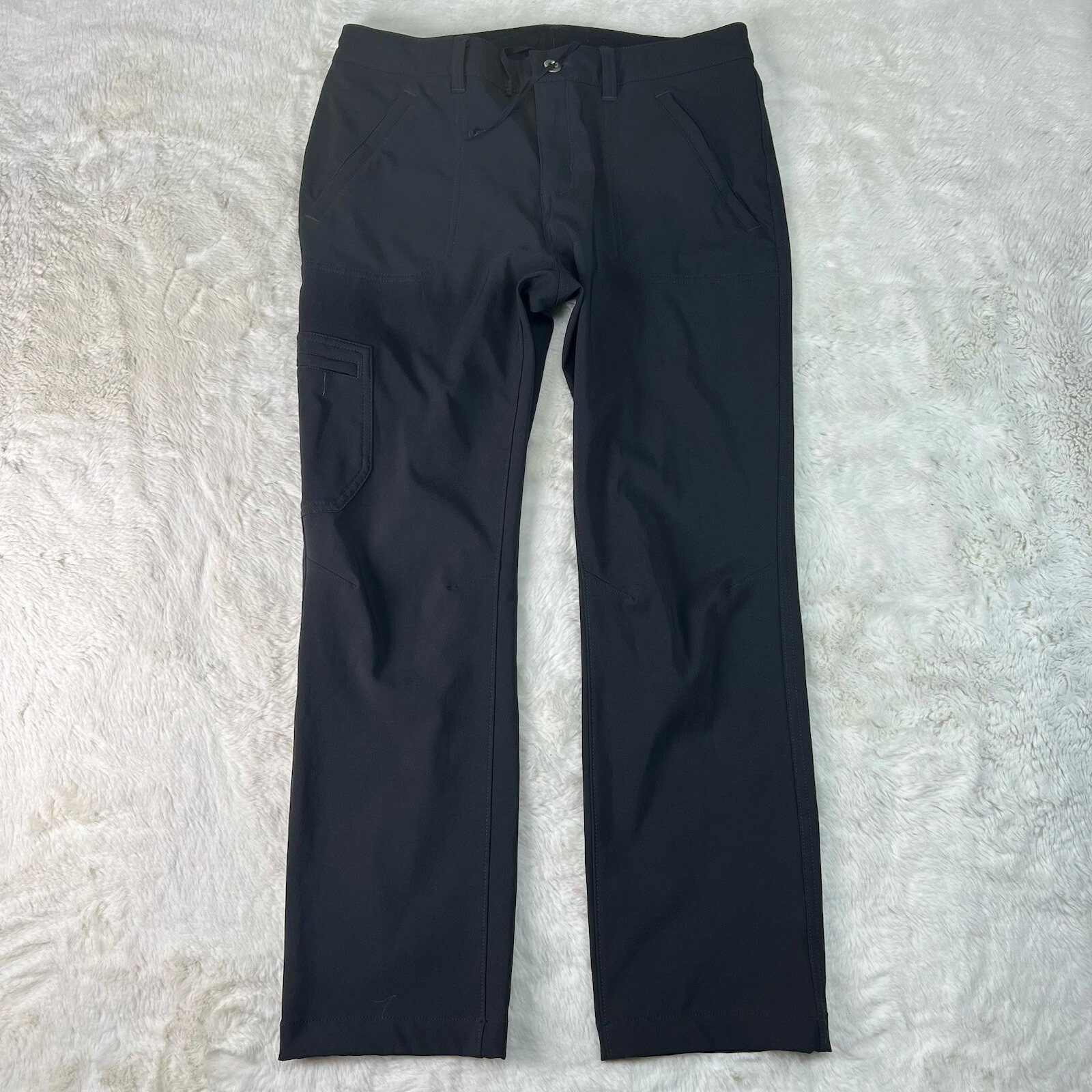 Patagonia Guide Pants Womens 8 Black Lightweight Cargo Soft Shell STY55150SP15