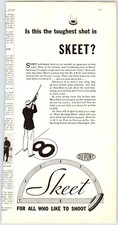 DUPONT SKEET SHOOTING Vintage 1930's 5" X 11.5"  Magazine Ad M37