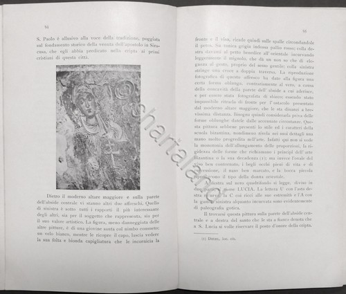 C. Barreca - Le Catacombe di S. Giovanni in Siracusa - ed. 1906 Autografo autore - Picture 4 of 4