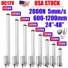 2000N 450lbs 12V Linear Actuator Stroke 14inch to 48inch 24" Remote Optional US