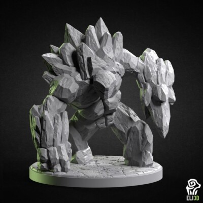 Steingolem - Eli 3D / Tier / Dinosaurier / Fantasy / Miniatur