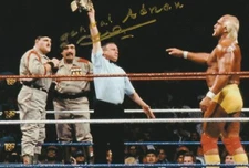 Adnan Al-Kaissie Hand Signed 6x4 Wrestling Photo WWE WWF WWC General Adnan