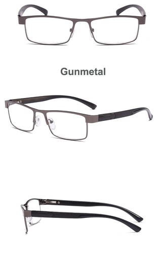 4x Herren Lesebrille Metall Anti-Blaulicht Lesehilfe 1.0 1.5 2.0 2.5 3.0 3.5 4.0 - Bild 15 von 17