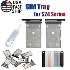 New Nano SIM Card Tray + Pin Holder Slot For Samsung Galaxy S24 /S24+ /S24 Ultra