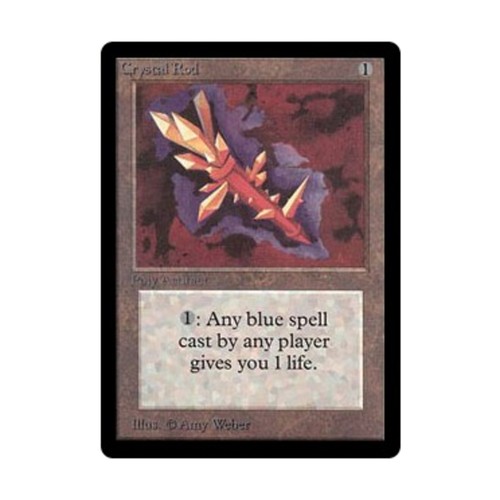 WOTC MtG Beta Crystal Rod (U) Fair