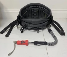 Mystic Stealth Hardshell Kiteboarding Waist Harness XS w/Spreader Bar Surf Gen 3