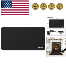 Hearth Rugs for Fireplaces Fire Resistant, 24 X 42 inches Gas Grill Splatter ...