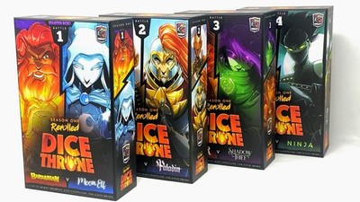 Roxley Dice Throne Season One Rerolled - Complete Season 1 Lot Preowned VG+