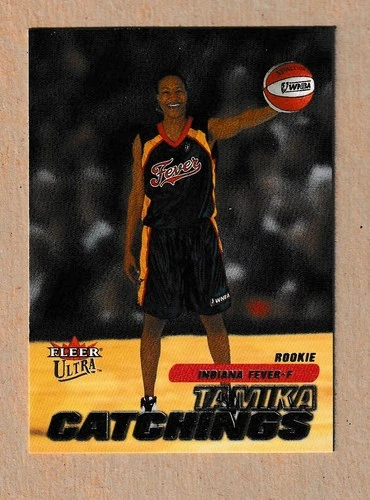 Tamika Catchings 2001 WNBA Ultra Rookie card#127-Indiana Fever BV $120.00 Mt