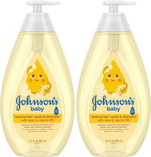 Johnson'S Head-To-Toe Gentle Tear-Free Baby  Newborn Wash  Shampoo, Sulfate-,