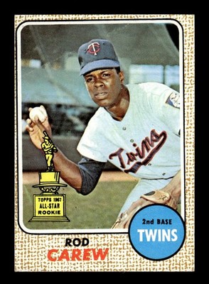1968 Topps #80 Rod Carew - LOW GRADE SET FILLER