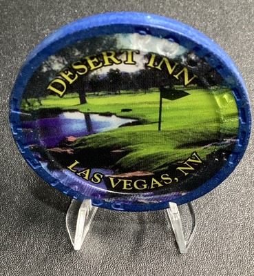 Desert Inn Roulette Chip- Blue Golf Course Issue