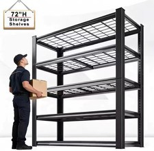 Heavy Duty 5-Tier Metal Garage Shelving Unit 2000 3000 lb Adjustable Rack
