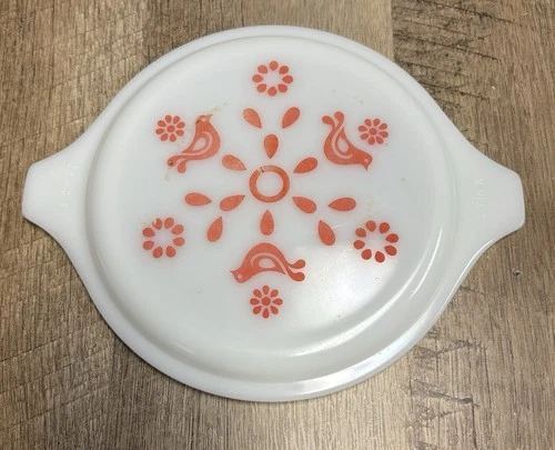 Vintage Pyrex Replacement Lid Friendship Bird 20 - C5 LID ONLY