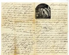 Civil War Caricature design patriotic letter paper