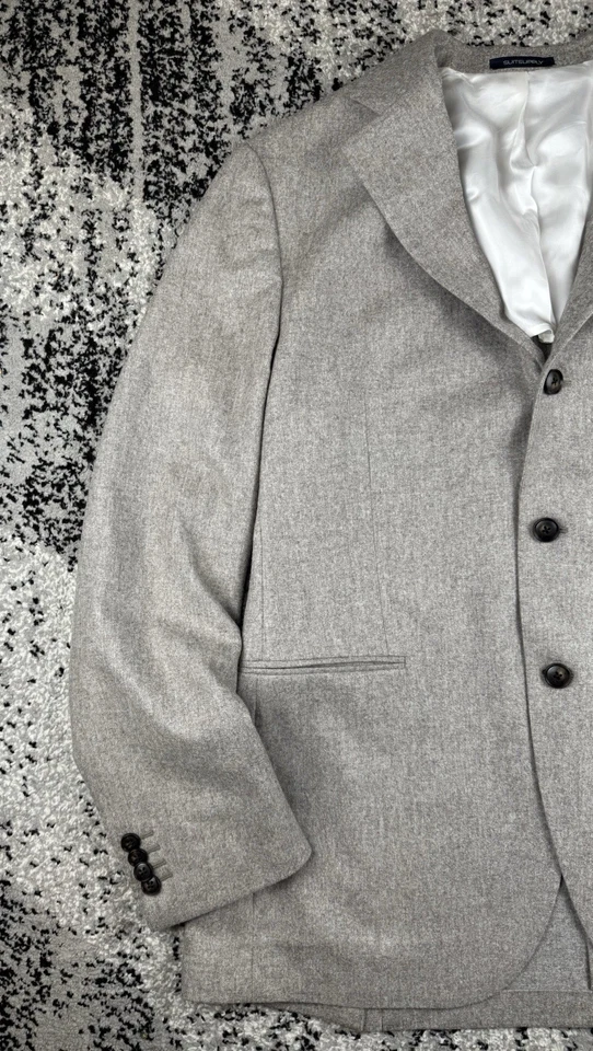 Suitsupply Men's La Spalla Brescia Wool Suit Grey US Size 54-52 (M-L US) - Image 3 of 4