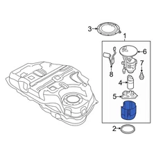 For Mazda 3 2014-2018 Mazda PE181335X Electric Fuel Pump