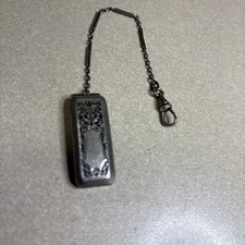 ANCIENNE CHAÎNE DE MONTRE BOUCLE CEINTURE HOMME WADSWORTH ARGENT STERLING ART DÉCO Fob
